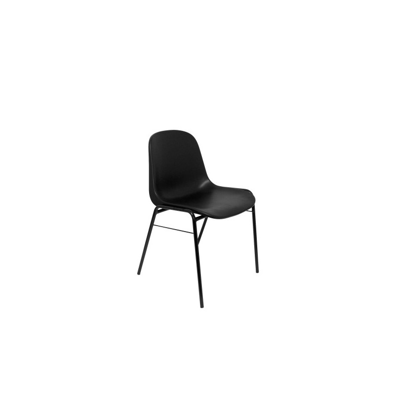 PACK223PTNI840-SILLA PIQUERAS ALBOREA CONF. NEGRO P/2 precio por 4 unidades