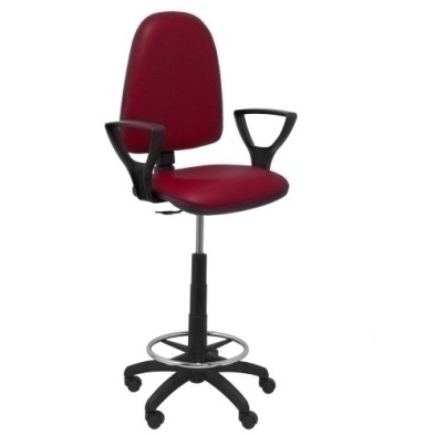 T04CPSP933B8RN-TABURETE PIQUERAS AYNA C/BRAZOS GRANATE precio por 1 unidades