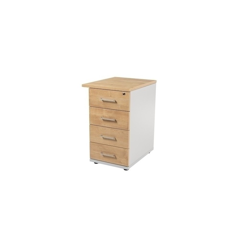 4005AN08V24-CAJONERA ROCADA 4 CAJONES AL/ROBLE precio por 1 unidades