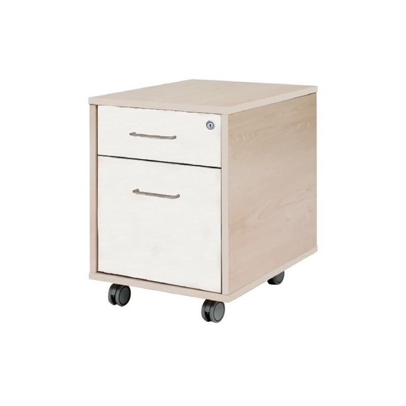4004AA04V24-CAJONERA ROCADA 1 CAJON+CARP. HAYA/BLANC precio por 1 unidades