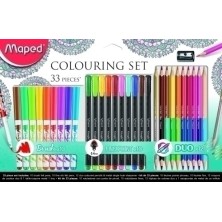 897417-KIT MAPED COLORING COLOR MANDALA 33 PIEZ precio por 1 unidades