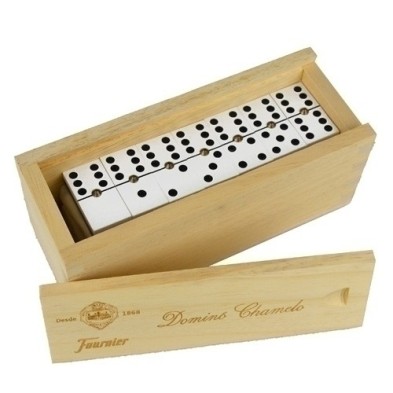 130012235/F06573-JUEGO DOMINO CHAMELO CELULOIDE C/ MADERA precio por 1 unidades