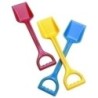 011153-PALA REFORZADA COLORES SURT. 40 CM precio por 6 unidades