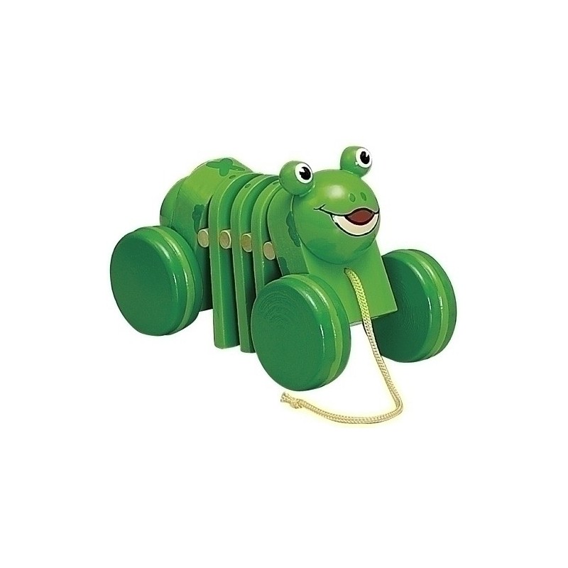 D13002-JUEGO ARRASTRE RANA KLUGER MADERA precio por 1 unidades