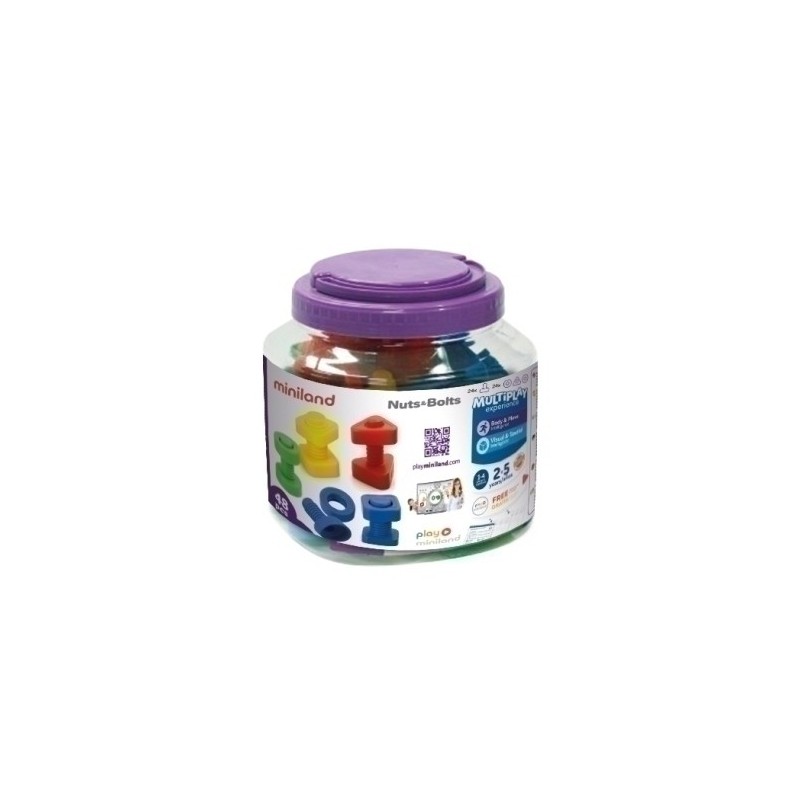 31721-JUEGO MINILAND TORNILLOS Y TUERCAS precio por 1 unidades