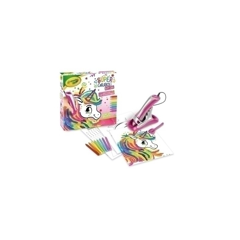 25-0509/25-0507-JUEGO CRAYOLA SUPER CERABOLI UNICORNIO N precio por 8 unidades