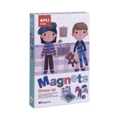 17557-JUEGO MAGNETICO APLI DRESS UP 40 PIEZAS precio por 1 unidades