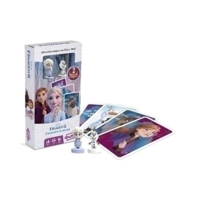 10025514-JUEGO CARTAMUNDI SHUFFLE FIGURINE FROZEN precio por 1 unidades