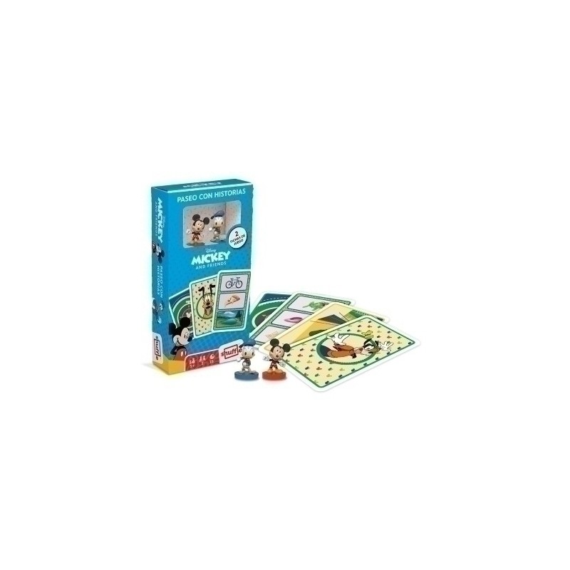 10025518-JUEGO CARTAMUNDI SHUFFLE FIGURINE MICKEY precio por 1 unidades