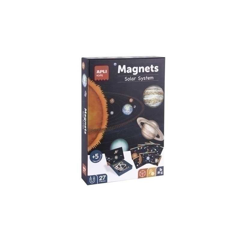 19272-JUEGO MAGNETICO APLI SISTEMA SOLAR 27PZ precio por 1 unidades
