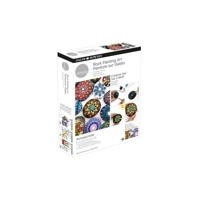 D196250001-SET DALER ROWNEY CREATIVO ROCK PAINTING precio por 1 unidades