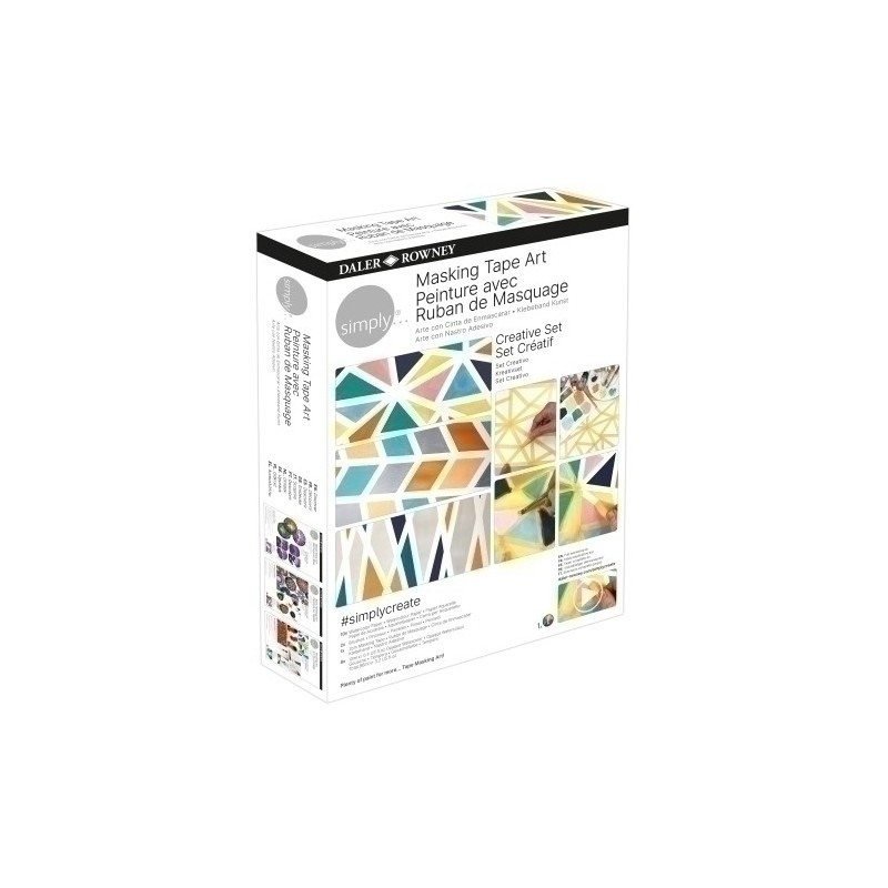 D196250002-SET DALER ROWNEY CREATIVO MASKING precio por 1 unidades