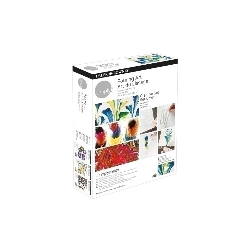 D196250003-SET DALER ROWNEY CREATIVO POURING precio por 1 unidades