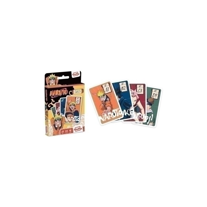 10037630-JUEGO CARTAMUNDI SHUFFLE NARUTO precio por 1 unidades