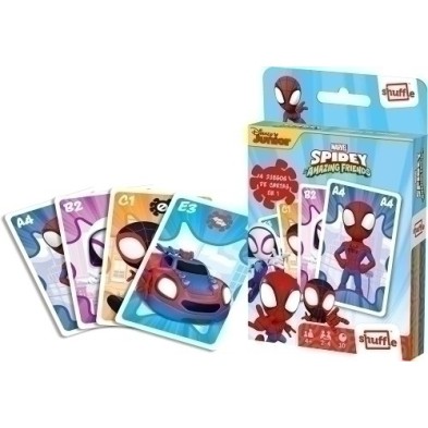10034850-JUEGO CARTAMUNDI SHUFFLE DISNEY SPIDEY precio por 1 unidades