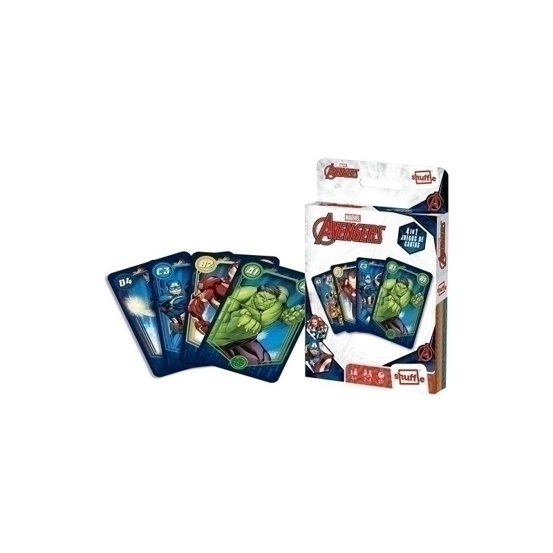 10028043-JUEGO CARTAMUNDI SHUFFLE AVENGERS precio por 1 unidades