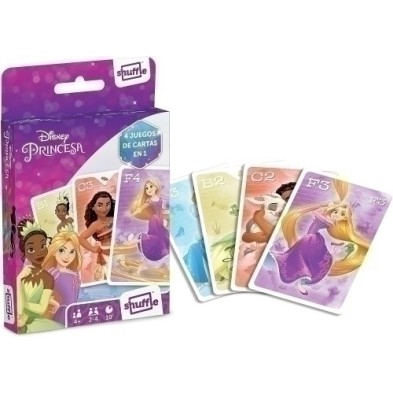 10027510-JUEGO CARTAMUNDI SHUFFLE PRINCES precio por 1 unidades
