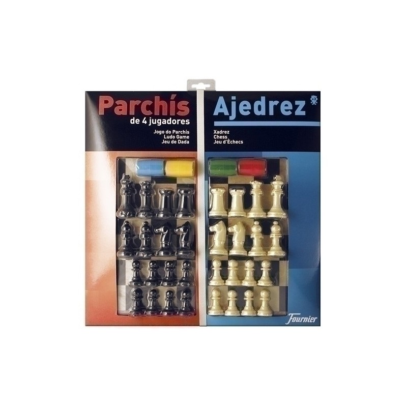 130012249-JUEGO PARCHIS AJEDREZ 40 Cmt + ACCESORIO precio por 1 unidades