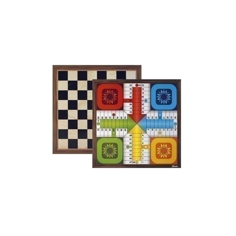 130012255/F30040-TABLERO PARCHIS 4 AJEDREZ DE 40 Cmts precio por 1 unidades