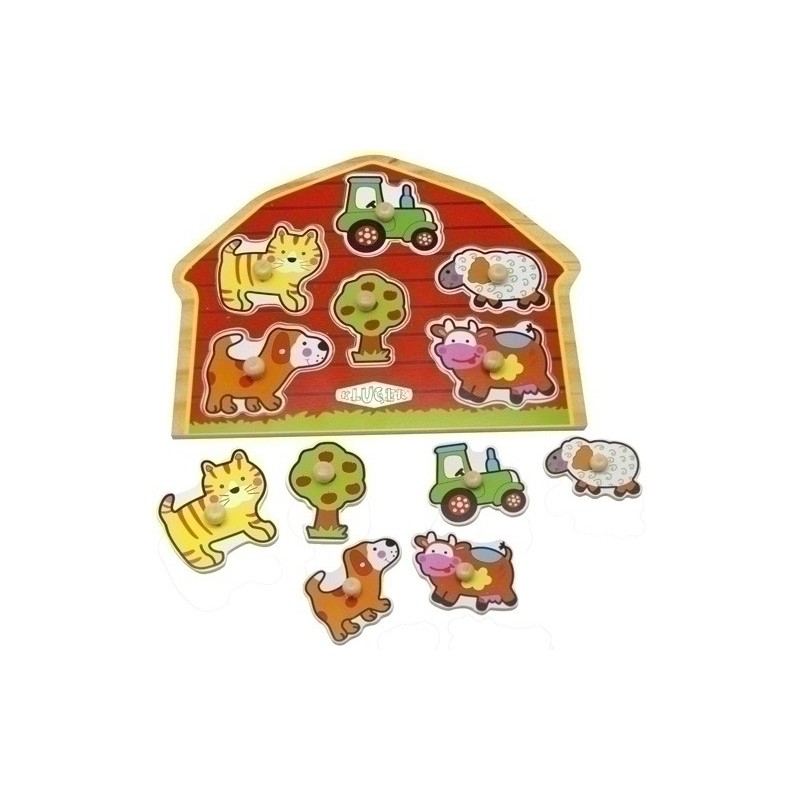 D11020-JUEGO KLUGER ENSARTE 6 PIEZAS GRANJA precio por 1 unidades