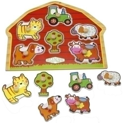 D11020-JUEGO KLUGER ENSARTE 6 PIEZAS GRANJA precio por 1 unidades