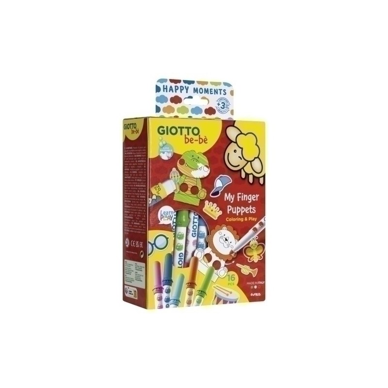 F478500-SET JUEGO GIOTTO BEBE MY FINGER PUPPETS precio por 4 unidades