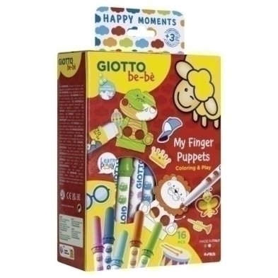 F478500-SET JUEGO GIOTTO BEBE MY FINGER PUPPETS precio por 4 unidades