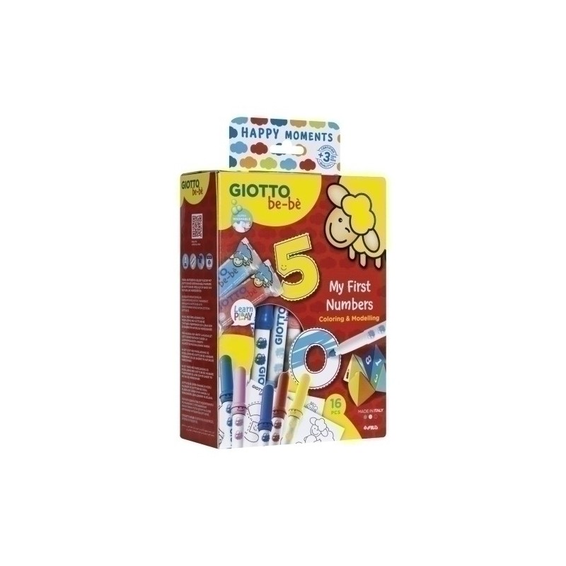 F478600-SET JUEGO GIOTTO BEBE MY FIRST NUMBER precio por 4 unidades
