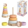 64001-JUEGO DOHE ANILLOS APILABLES MADERA precio por 1 unidades