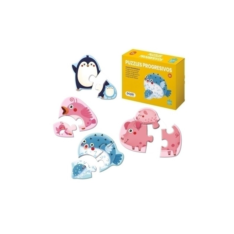 65000-PUZLE DOHE PROG. 2-3 piezas ANIMALES precio por 1 unidades