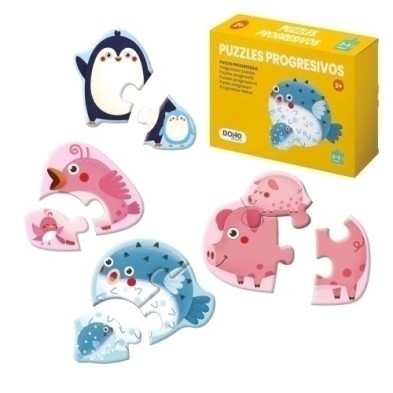 65000-PUZLE DOHE PROG. 2-3 piezas ANIMALES precio por 1 unidades