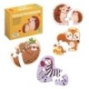65001-PUZLE DOHE PROG. 4-5 piezas ANIMALES precio por 1 unidades