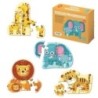 65002-PUZLE DOHE PROG. 6 piezas ANIMALES precio por 1 unidades