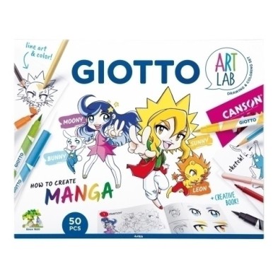 F582300-SET JUEGO GIOTTO ART LAB MANGA precio por 1 unidades