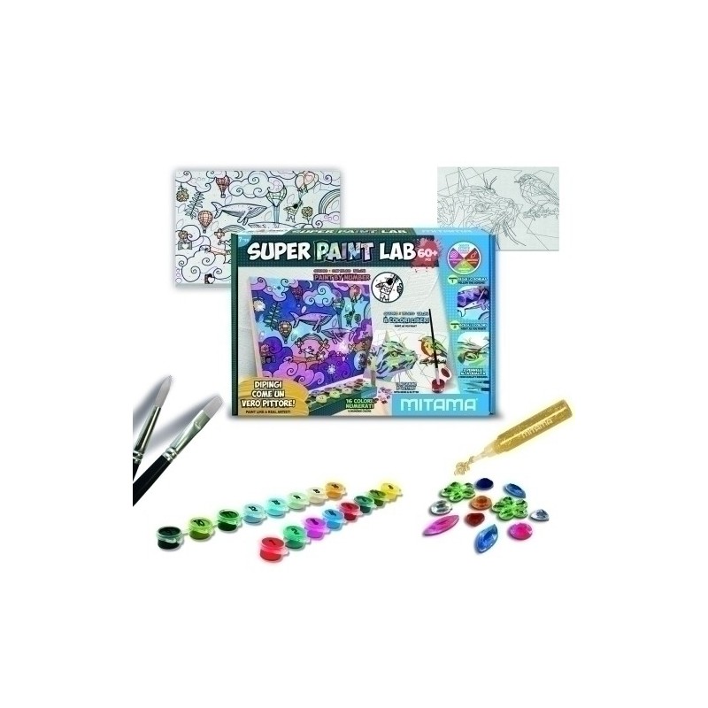 62957-JUEGO MITAMA LABORATORIO PINTURAS precio por 1 unidades