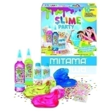 62883-JUEGO MITAMA SLIME PARTY 10 pzs precio por 1 unidades