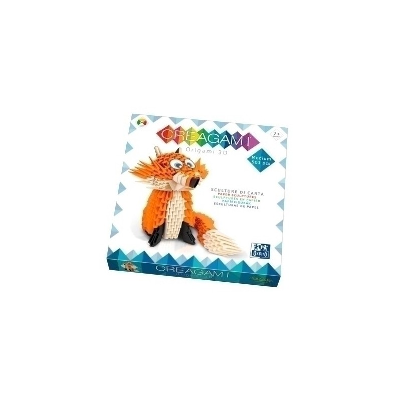 400192557-KIT OXFORD CREAGAMI ORIGAMI 3D ZORRO precio por 3 unidades