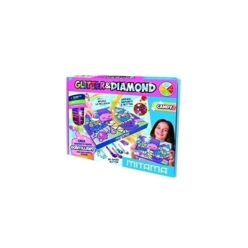 62967-JUEGO MITAMA GLITTER & DIAMONS precio por 1 unidades