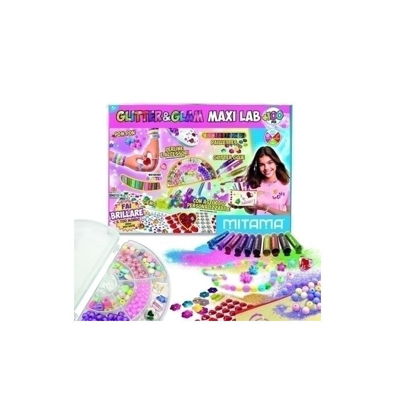 62965-JUEGO MITAMA GLITTER & GLAM precio por 1 unidades