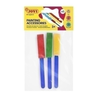 813-PINCEL ESPUMA JOVI PEQUEÑO JUEGO de 3 precio por 1 unidades