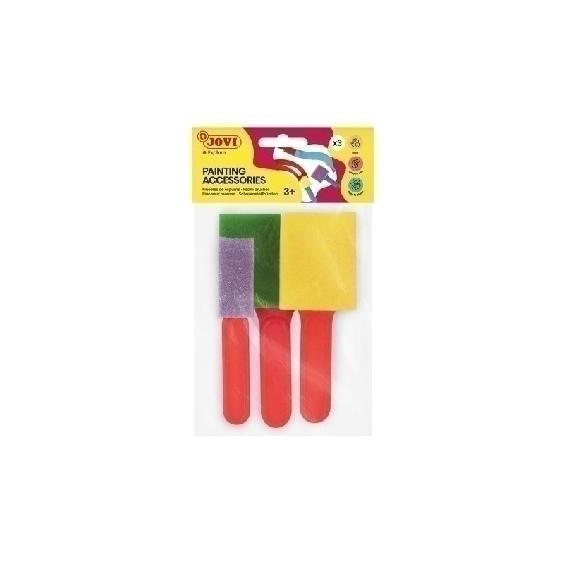 814-PINCEL ESPUMA JOVI GRANDE JUEGO de 3 precio por 1 unidades