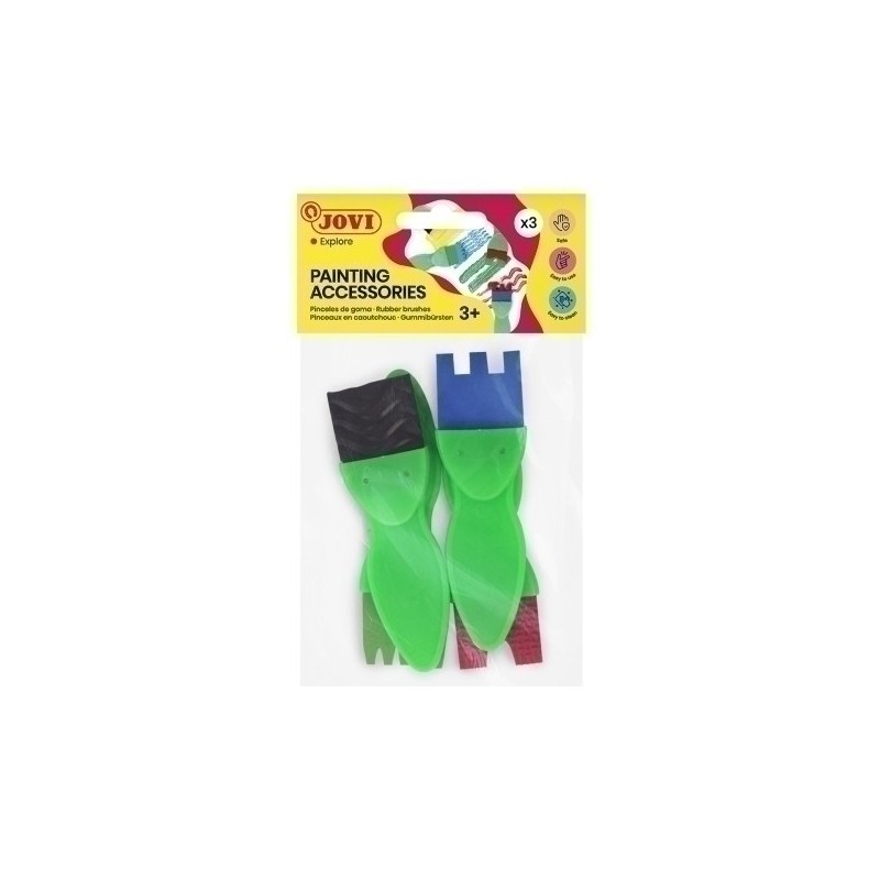 815-PINCEL GOMA JOVI GRANDE JUEGO de 4 precio por 1 unidades