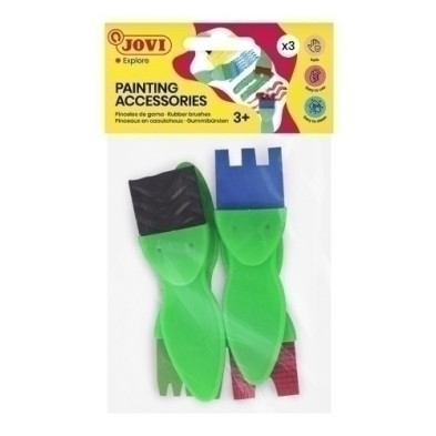 815-PINCEL GOMA JOVI GRANDE JUEGO de 4 precio por 1 unidades