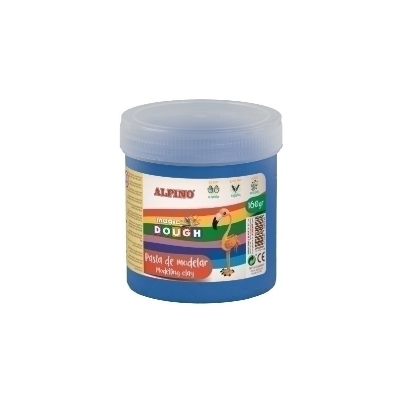 DP000148-PASTA MODELAR ALPINO MAGIC DOUGH AZUL precio por 6 unidades