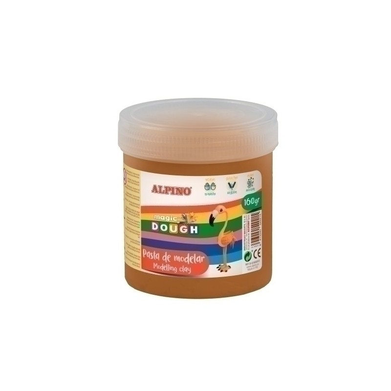 DP000149-PASTA MODELAR ALPINO MAGIC DOUGH MARRON precio por 6 unidades