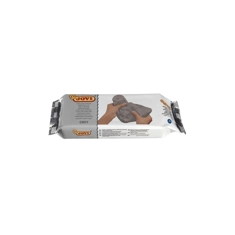 85G-PASTA MODELAR JOVI GRIS  500 GR precio por 6 unidades