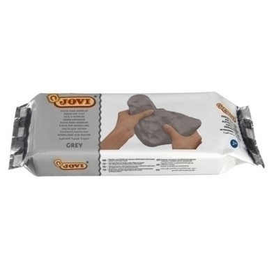85G-PASTA MODELAR JOVI GRIS  500 GR precio por 6 unidades
