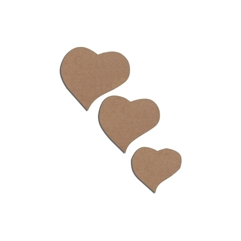 0700149-FIGURAS NIEF. CARTON CORAZON 6 UD precio por 1 unidades