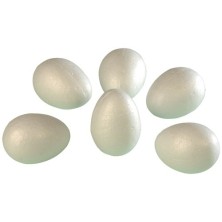 0800118-HUEVOS POLIESPAN NIEF.5.8x4.2cm PACK 20 precio por 1 unidades