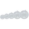 1300150-BOLA DE PLASTICO CRISTAL NIEFENVER 8CM P precio por 1 unidades